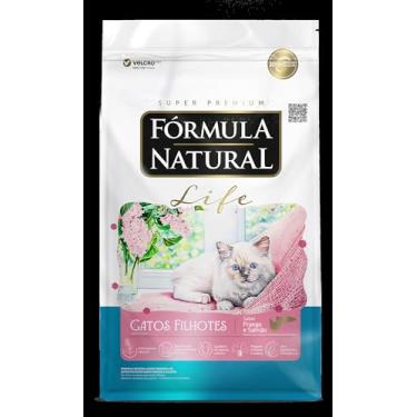 Imagem de Fórmula Natural Life Ração Seca Para Gatos Filhotes Sabor Frango e Salmão 10,1Kg