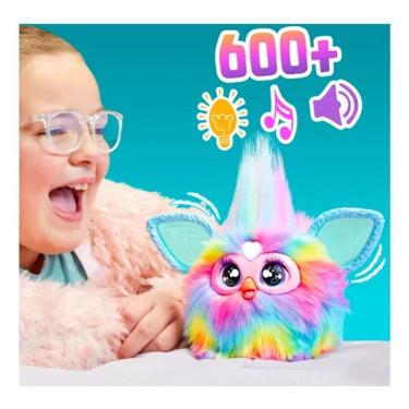Imagem de Furby Tie Dye Pelúcia Interativa 15 Acessórios Fashion - Hasbro F8900