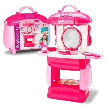 Imagem de Kit Salão De Beleza 17 Peças Infantil Com Maleta - Tudo Em Caixa
