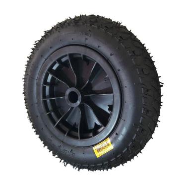 Imagem de Roda Com Pneu E Câmara 3.25-8 Eixo 1 Pol 2 Lonas 120Kg Ajax