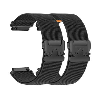 Imagem de Pulseiras de nylon de liberação rápida de 22 mm para Samsung Galaxy Watch 3 de 45 mm/relógio de 46 mm/Gear S3 Frontier/Classic Men Woman/Pulseira esportiva de nylon com fivela de paraquedas elástica