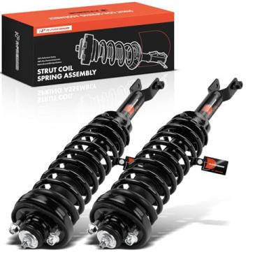 Imagem de A-Premium 2 peças de amortecedor traseiro com montagem de mola helicoidal compatível com Honda Civic (CX DX EX HX LX) 1.6L 1996-1998, Civic 1.6L CNG 1998-2000, Civic 1.6L SOHC 1999-2000 - lado