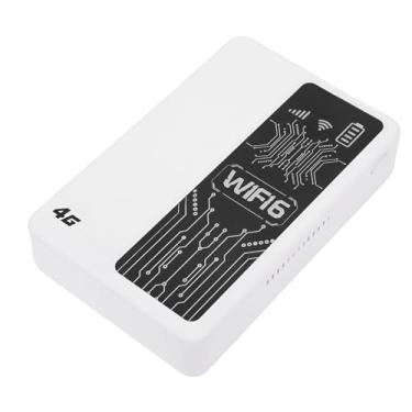 Imagem de Yunseity Hotspot Wifi Portátil 4G, Roteador Móvel de 300mbps para Usuários Internos 10, Slot para Cartão SIM, 8-10 Usuários, Bateria de 10000mAh, Com Cobertura Confiável da Internet,