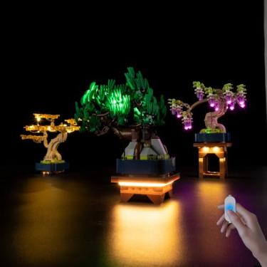 Imagem de Nitemode LED Light Kit Compatible with Lego Mini Bonsai Trees 10373, Upgraded Brightness Adjustable Lighting Accessories(No Model)