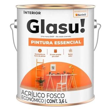 Imagem de Tinta Latex Acrílico Pintura Essencial Fosco 3,6l Branco Neve Glasu Suvinil
