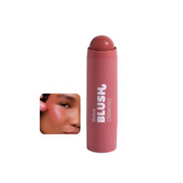 Imagem de Blush em Stick Dailus Cremoso Textura Macia Lançamento Vegano, Rosé (r