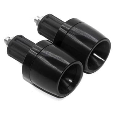 Imagem de Conectores de extremidade de guidão CNC de 22 mm para motocicleta compatíveis com CB 400 500 750 1300 CB400 CB500 CB500F (sem logotipo preto)