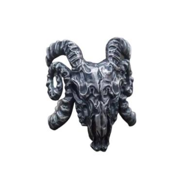 Imagem de Anel Ajustável Dedeira Gótico Grafite Bode Punk G6497