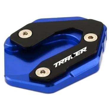 Imagem de BYYINGSUS Tracer 900 GT Motocicleta Acessórios Chaveiro Suporte Lateral Pad Ampliador Compatível com Y&AMAHA Tracer 900Gt 2014-2018 2019 2020 (Tracer Blue)