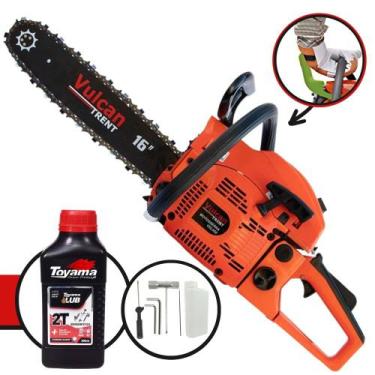 Imagem de Motosserra Profissional À Gasolina Vulcan VSL450 45cc 2,3HP 11.000rpm 