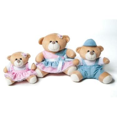 Imagem de Urso Pelúcia 3 un - Shoppingnet