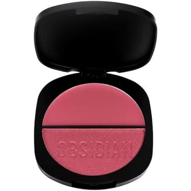 Imagem de Blush Duo Gemini Obsidian Ruby Rose - Texturas Cremosa e Compacta, Acabamento Versátil e Natural, Longa Duração, 4,7g (OG4)