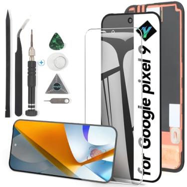 Imagem de YWLRONG Substituição de tela OLED para Google Pixel 9 para Google Pixel 9 G2YBB GUR25 G1B60 Display LCD Touch Screen Digitalizador Substituição com ferramentas (suporte para impressão digital)
