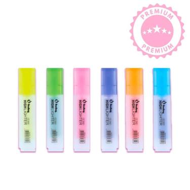 Imagem de Conjunto de marcadores de tinta à base de água Fluor Hoby Press 7 cores