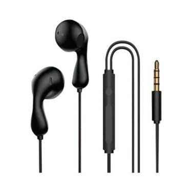 Imagem de Fones De Ouvido In-Ear Com Fio Tipo-C 3.5mm Hi-Fi Estéreo Para Esporte
