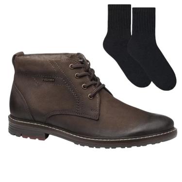 Imagem de Kit Bota Pegada Rustic Masculina + Par De Meia