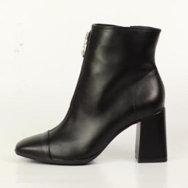 Imagem de Bota Via Marte Cano Curto Ziper Frontal-Feminino