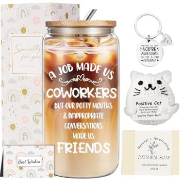 Imagem de DHQH Presentes de Natal da Amizade para Colegas de Trabalho para Mulheres, Presentes de Despedida, Presentes de Aniversário para Colegas de Trabalho, Amizade, Amigos, Conjunto de Presente de