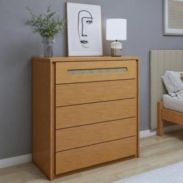 Imagem de Cômoda 5 Gavetas Ratan 100% Mdf Unique - Josandro