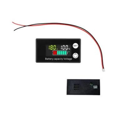 Imagem de Medidor De Voltagem Para Carro E Moto, Indicador De Capacidade De Bate
