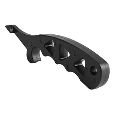 Imagem de Maca de cordas de guitarra, dispositivo de melhoria de afinação de guitarra de plástico preto, ferramenta de alongamento para violino elétrico