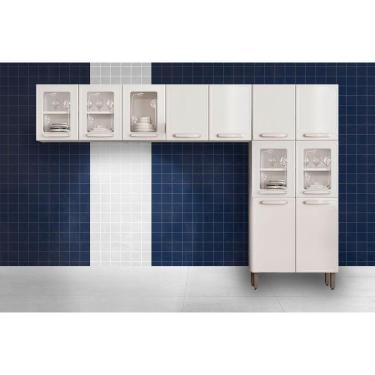 Imagem de Cozinha Modulada Bertolini Evidence 3 Peças (2aéreos+1paneleiro) Cpt53 Branco-bertolini