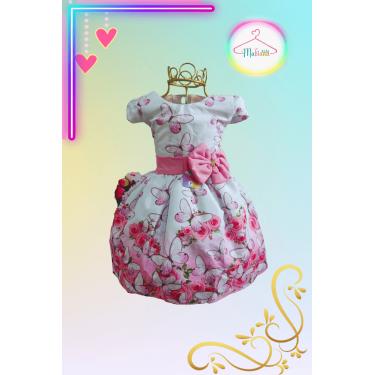 Imagem de Vestido Infantil Festa Floral / borboleta / Jardin