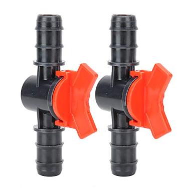Imagem de Acouto 2 Peças Válvula Reguladora de água de Peixes - Controle Aquário e Tanques de Peixes, Conector de Tubo de Tubo Controlador de água de Plástico Regulação Ideal, Cor Preta Vermelha (14mm)