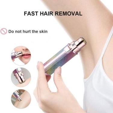 Imagem de Removedor de pelos faciais 2 em 1 Depilador Indolor Premium recarregáv