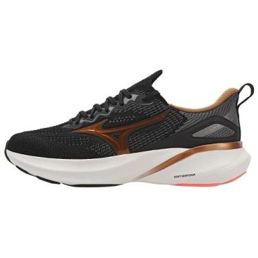Imagem de Tênis de Corrida Mizuno Glow 3 Feminino, Preto, 40