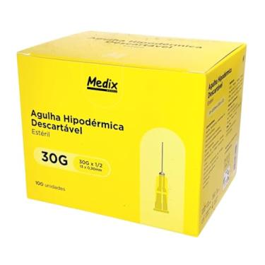 Imagem de Agulha Descartável 13x0,30 30G c/100 Medix