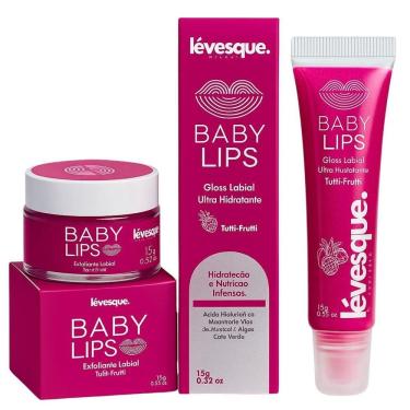 Imagem de Kit Gloss E Esfoliante Labial Tutti Fruti Baby Lips Lévesque