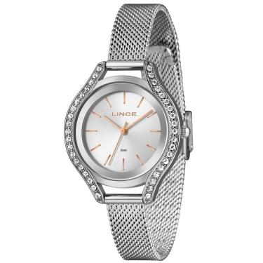 Imagem de Relógio Lince Feminino Ref: Lrmm059l36 S1sx Casual Mesh Prateado