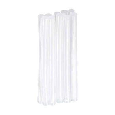 Imagem de HARFINGTON 10 peças de bastões de cola quente de 0,7 cm de diâmetro x 10 cm de comprimento EVA mini adesivo adesivo hot melt para pistola de derretimento a quente, madeira, plástico, vidro, flores