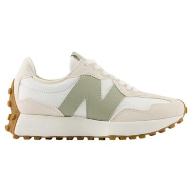 Imagem de New Balance 327 feminino, Branca/sálvia, 35