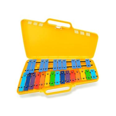 Imagem de Angel Glockenspiel com 25 cores – barras de aço cromático premium com amortecedor patenteado para som e durabilidade superiores – ideal para iniciantes e estudantes de música – Feito na Coreia