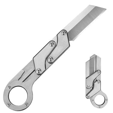 Imagem de Canivete, Canivete Faca de Frutas Retrátil Multifuncional Portátil para Cozinha Camping Churrasco Abra Pacote, 17.8cm(03UN)