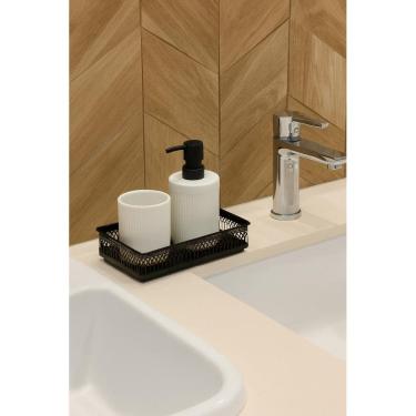 Imagem de Bandeja Italiana Black Retangular 24X13X5Cm - Jolitex Preta