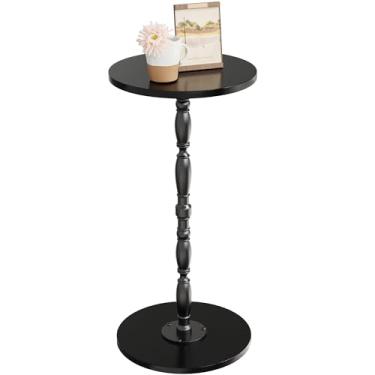 Imagem de Lifenite Mesa lateral redonda, C-LBZ151-Fu (preto)