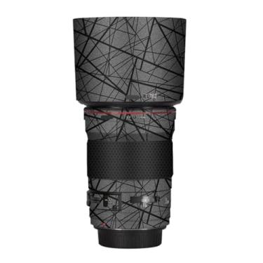 Imagem de EF 135 2 Película de lente de câmera adesivo anti-arranhões para Canon EF 135 mm F2 Coat Vinil Adesivos de película protetora (cinza cruzado)