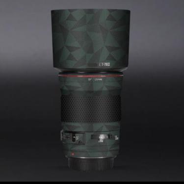 Imagem de EF 135 2 Película de lente de câmera adesivo anti-arranhões para Canon EF 135 mm F2 revestimento vinil película protetora decalques (triângulo verde)