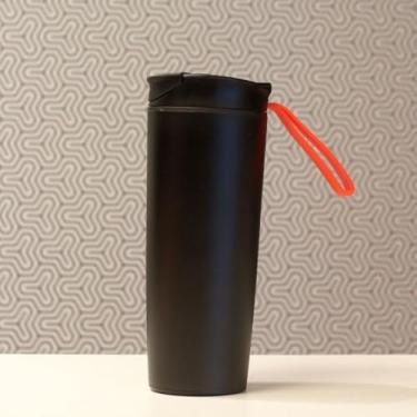 Imagem de Copo Antiqueda 500ml com Parede Dupla e Ventosa Easy Life – Térmico, Inox, Alça em Silicone e Tampa