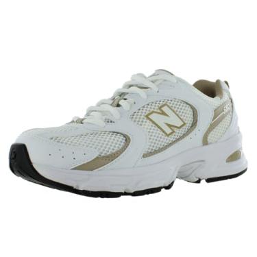 Imagem de New Balance Tênis de corrida masculino 1012 V1, Branco puro/marrom/branco, 4