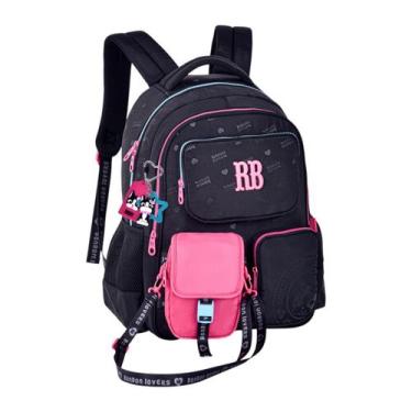 Imagem de Mochila Escolar De Costas Juvenil Porta Notebook E Tablet Feminina Reb