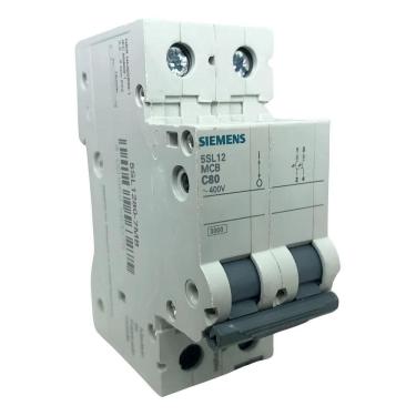 Imagem de Disjuntor Bipolar80A Curvac - Siemens