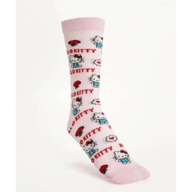 Imagem de Meia Cano Longo Feminina Estampada Hello Kitty Sanrio-09639, 34/39, Ro