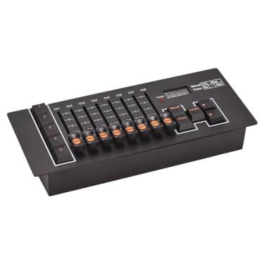 Imagem de Controlador DMX 512 40 Canais para Luzes de Palco DJ Shows Festa Pub Disco Painel Console com Memória Desligamento Recarregável Type-C