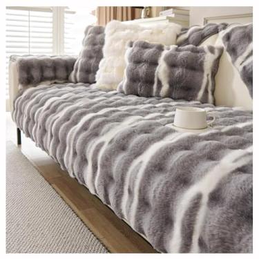 Imagem de SPXMQSS Capa de sofá para secional, capas de assento de sofá, universais antiderrapantes de canto, capas de sofá em formato de L, capas de almofada de sofá para sala de estar C 90 x 70 cm