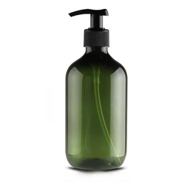 Imagem de Zerodis Garrafa de Bomba Transparente Portátil, Jardinagem Doméstica, Banheiro, Outros Produtos Com Cabeça Pp para Dispensar Xampus e Loções, 500ml para Uso Doméstico e de Cozinha, Garrafa de Bomba