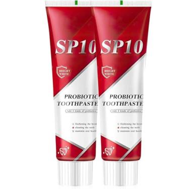 Imagem de 2 Pçs Sp10 Pasta de dente probiótica superprobiótica cuidados de limpeza profunda, hálito fresco